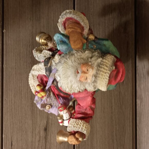 Department 56 In The Spirit Santa Claus Carrying Toy Bag Sculpture 8" Tall - Picture 12 of 13